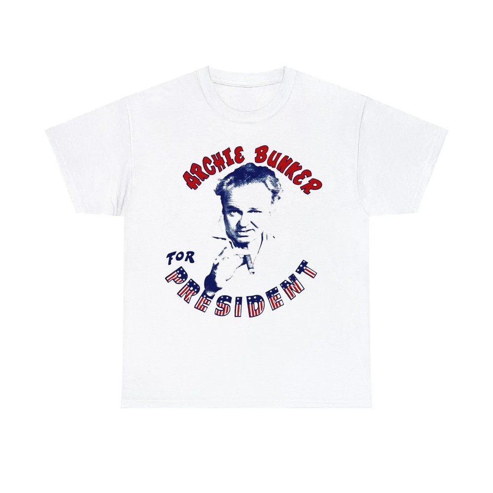 Archie Bunker For President Shirt ,70s All In The Family TV Show T-sh…