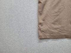 Clairborne Men Shirt XL Brown Crew Neck Short Sleeve Flat Front Casual Tee