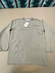 XENIA TELUNTS “KOSHTAN” Khaki MEN Size 2 Heavyweight Tee Size Medium