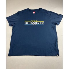 Quicksilver Men’s Graphic T-Shirt Navy Blue Size XXL Estd 1969 Surf Skate