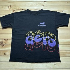 Vintage 90s Aerospeed AOP Wraparound Brand Promo Shirt Size Large Single Stitch