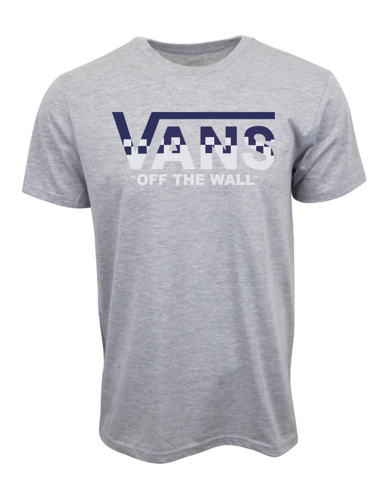 VANS MENS OF THE WALL CHECKER LOGO T SHIRT