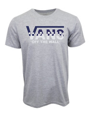 VANS MENS OF THE WALL CHECKER LOGO T SHIRT
