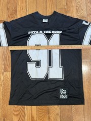 Boyz N The Hood Jersey Mens Medium M Black Hybrid Football Mesh Doughboy 91