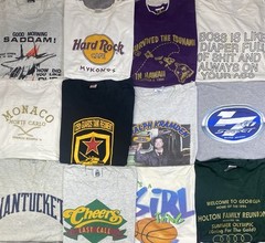 Vintage Graphic shirts Promo Funny Cartoons Sport Destinations Lot Of 20 Mix Szs