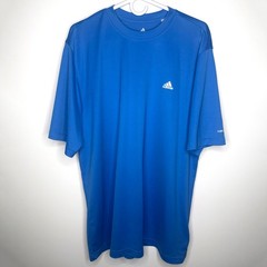 Adidas T-Shirt Blue XL Men’s Climalite Athletic Performance Short Sleeve