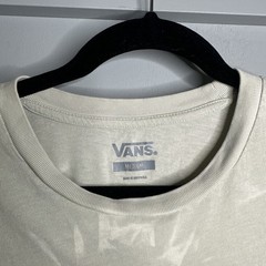VANS Reflectionz Unisex T-shirt Celadon Green/Water Wash Size M 100% Cotton