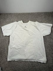 Vintage Nike Livestrong T Shirt Mens XL White Lance Armstrong Foundation