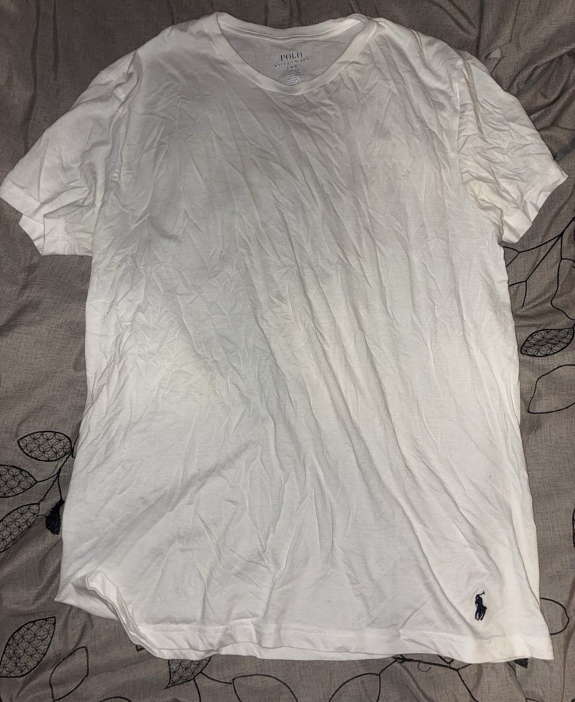 White Polo Ralph Lauren cotton t-shirt in a L #preppy #classic