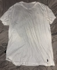 White Polo Ralph Lauren cotton t-shirt in a L #preppy #classic