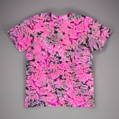 *New* 3XL & 4XL Handmade Tie Dye, Bubble Gum Licorice Cruncht Crinkle, Crew & V