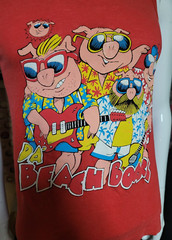 VTG 80s 90s Da Beach Boars Funny Tank Top Shirt Medium Tropix Rock N Roll Parody