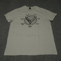 District Men’s T-Shirt Ivory XL 100% Cotton Corvette Generations Graphic Tee