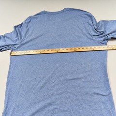 Gap Long Sleeve Henley Shirt Mens XXL Blue Everyday Soft Cotton Poly Blend NEW