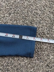 Kuhl Konflikt Henley Shirt Mens Large Blue Long Sleeve Waffle Knit Thermal 7472