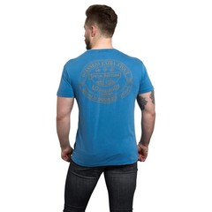 Guinness Gold Harp Premium Trademark 1759 Label Blue T-Shirt new in plastic 3XL