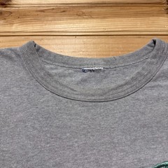 Vintage 90s Champion Script Logo Embroidered Streetwear Heather T-Shirt – XL