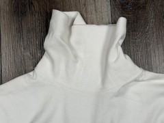Vintage Polo Ralph Lauren Turtle Neck Size Large White Long Sleeve Pony Logo USA
