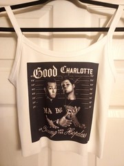 Good Charlotte crop top good charlotte tank top The Young And The Hopeless Shirt