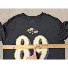 Nike Baltimore Ravens Mark Andrews 89 NFL Football T Shirt Men’s Large Black