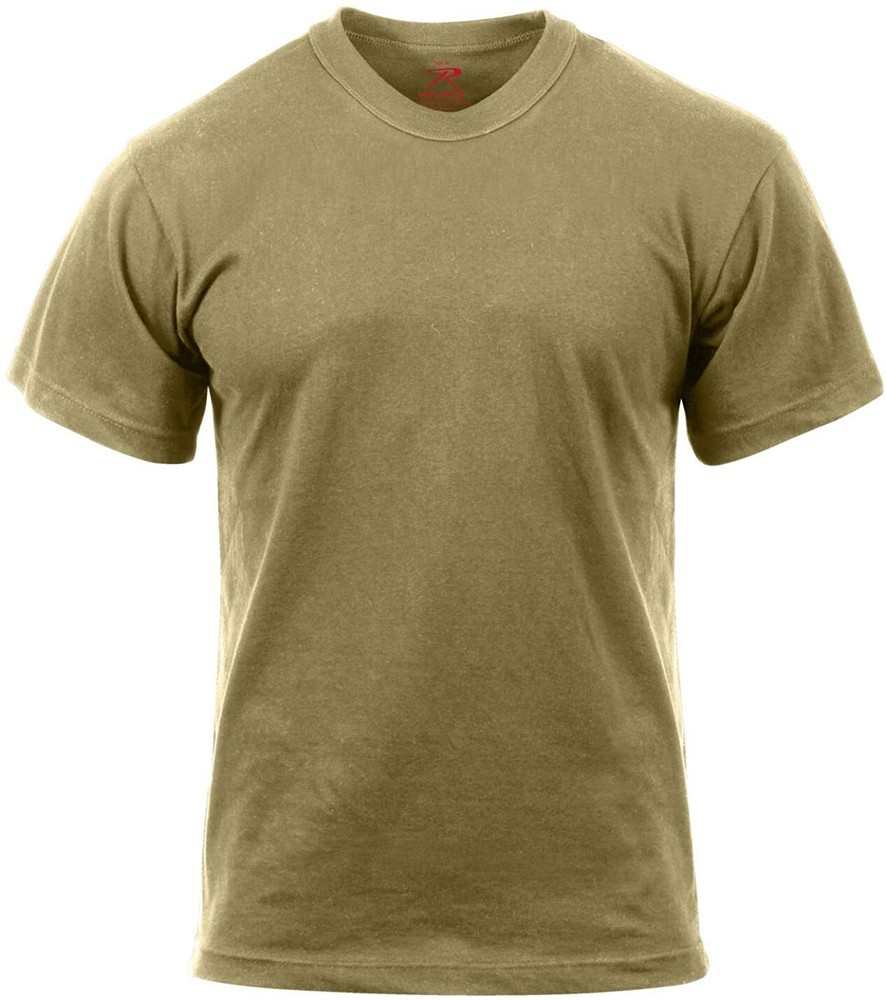 Rothco 2934 AR 670-1 Coyote Brown US Army Solid T-Shirt (Choose Sizes)