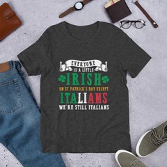Funny St Patrick’s Day Italians t-shirt | Italian Irish Shirt | Italian Pride