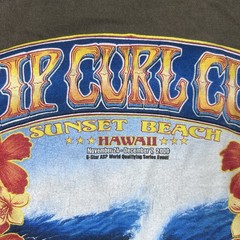 Vintage Rip Curl Surf Shirt Competition Cup 2000 Sunset Beach Hawaii USA Mens XL