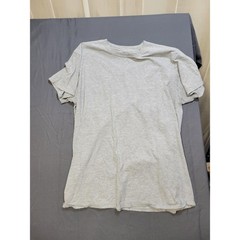 Lot of 3 Mens Large Gray T Shirts Short Sleeve Hanes George Cotton Blend