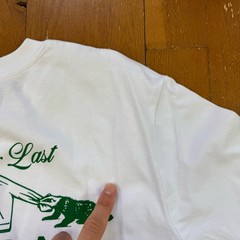 Fera Made To Last White Green Organic Cotton T Shirt Size Medium