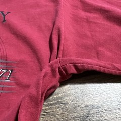 Vintage Crable University of Arkansas Mens Large L Red T Shirt Made in USA