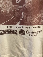 Online Ceramics Cactus Jack Utopia Tee – Size M – White