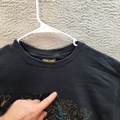 Vintage Your Head Goes Here Shirt Adult Extra Large Black Wildlife Nature 1990s