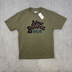 New Balance Made in USA 1906 Graphic T-Shirt Green/Olive Mens Sz M MiUSA