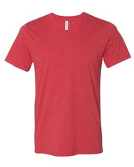 BELLA + CANVAS Unisex Heather CVC V-Neck Tee – 3005CVC