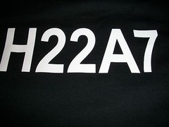 JDM STYLE HONDA CIVIC PRELUDE INTEGRA H-SERIES ENGINE CODE T-SHIRT H22 H23 H22A4