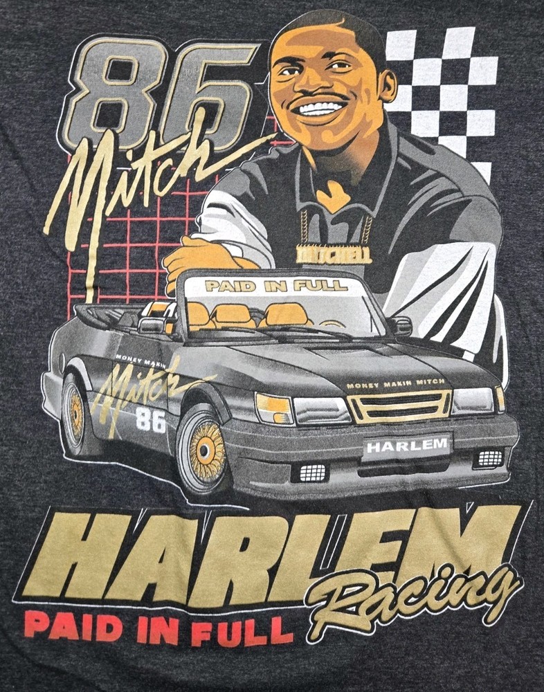 Mens Paid in Full Money Makin Mitch Short Sleeve T Shirt Gray Medium