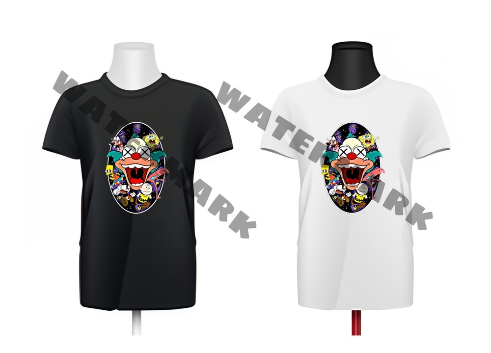 Men’s Graphic T Shirt Tee Shirt Black or White S M L XL XXL XXXL Short Sleeve