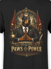 Paws With Power Doberman T-Shirt | Unisex