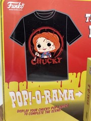 Funko Pop! Tees Chucky TV Box T-Shirt 3X NECA Solar Powered Chucky Body Knocker
