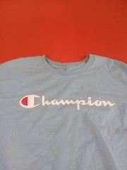 Champion GT23HY07718 Classic Jersey Graphic T-Shirt for Men, Size M – Swiss Blue