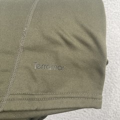 Terramar Men’s Shirt Medium Olive Green Base Layer Outdoor Camping Gorpcore
