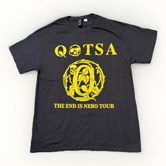 Queens of the Stone Age Large Tour Concert Tee Shirt End Is Nero QOTSA
