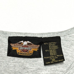 Harley Davidson Motorcycle Tank Top Mens XL Gray Sleeveless Biker Cotton Rayon