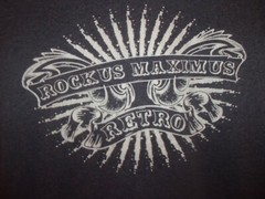 Rockus Maximus retro Pasco County FL battle of the bands gray M t shirt