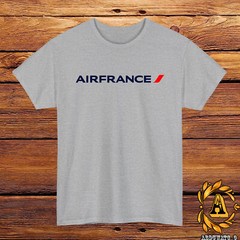 Air France Airlines Logo T-Shirt Black/Grey/White/Navy /Red/Light Blue S-5XL