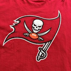 Nike Tampa Bay Buccaneers T-Shirt Mens XXL Red Short Sleeve NFL Football Logo