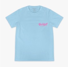 NEW Adult Large BL101 Baseball Lifestyle 101 Blue & Pink Established 2016 Shirt