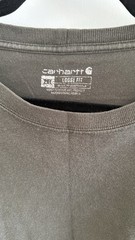 Carhartt K126 Loose Fit Long Sleeve Pocket T-Shirt Peat Men’s Workwear Size 2XL