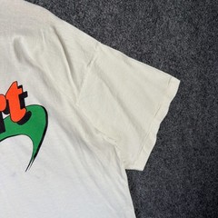 Vintage Newport Shirt Mens XL White 90s Cig Promo Marlboro Retro Neon Parody