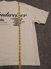Pacsun x Budweiser King of Beers Cream T-Shirt New with Tags Men’s Small